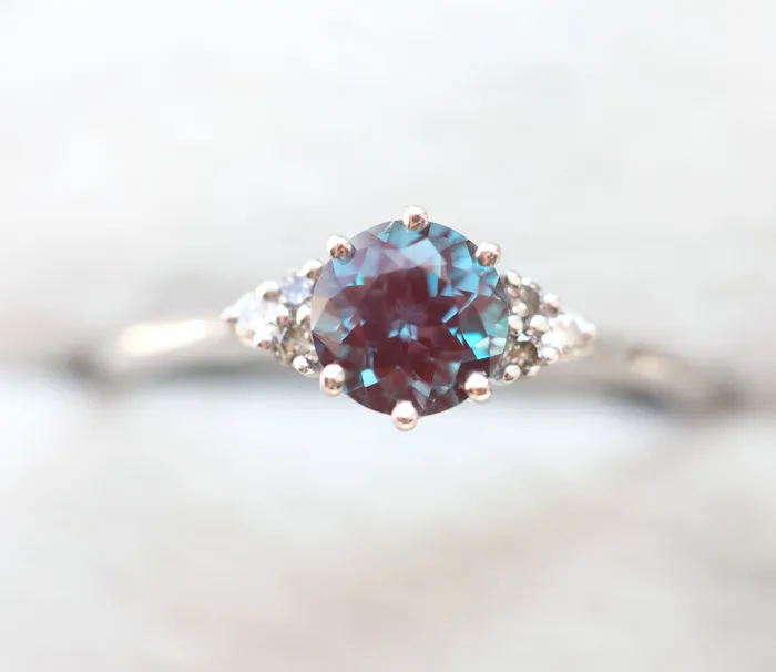 Rings Capucinne Amy Alexandrite Ring Set