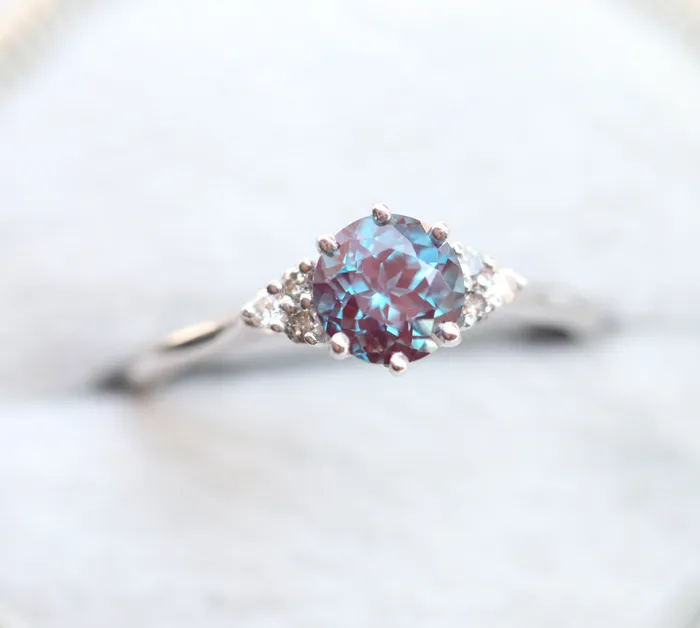 Rings Capucinne Amy Alexandrite Ring Set