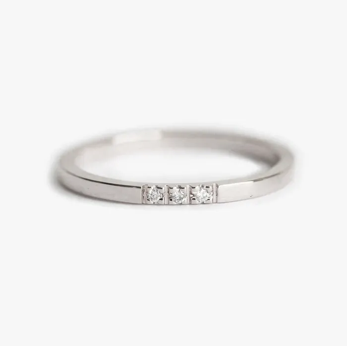 Rings Capucinne Diamond Ring Wedding Band