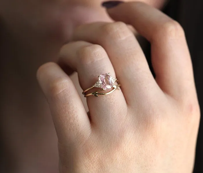 Rings Capucinne Theresa Sapphire Diamond Ring