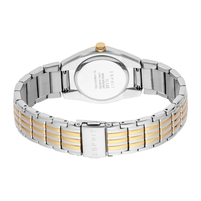 Rings Esprit Esprit Ladies Two Tone Watch With Stone Silver Dial Rings Esprit Esprit Ladies Two Tone Watch With Stone Silver Dial