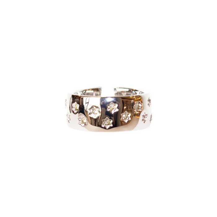 Rings Esprit Ring Silver ColorThick Style With Stone Design Esprit