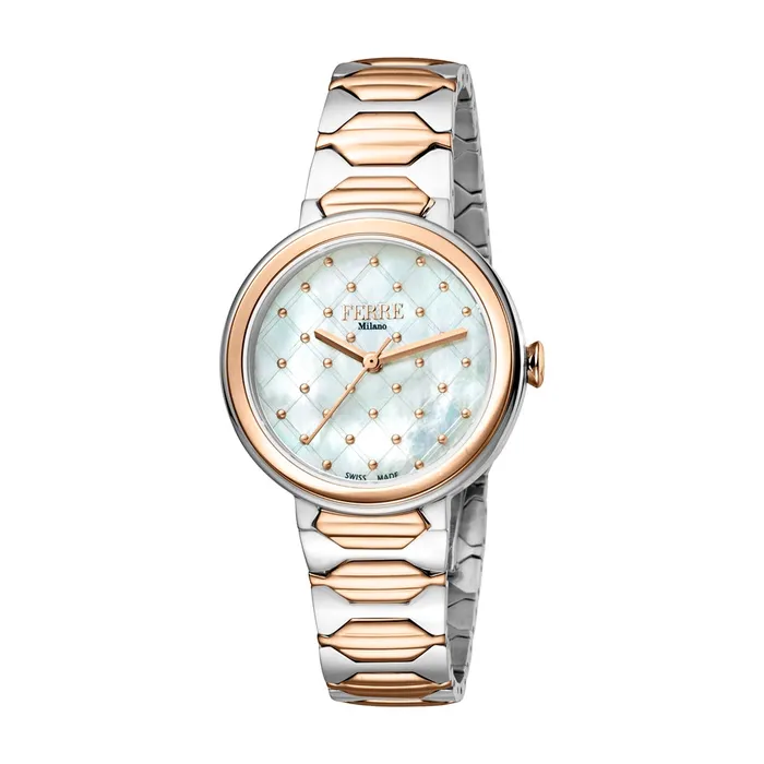 Rings Ferre Milano Ferre Milano Two Tone Ladies Watch