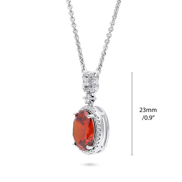 Rings Halo Clover Oval CZ Set in Sterling Silver BERRICLE
