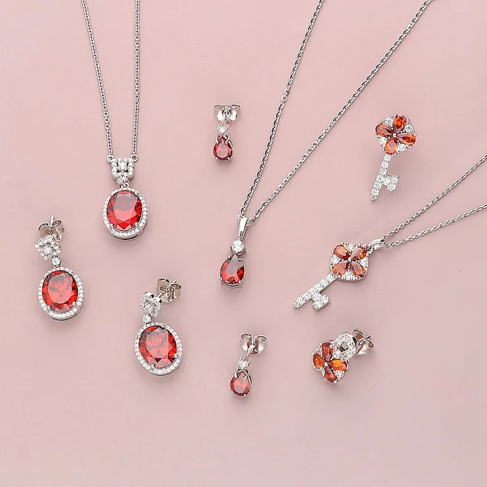 Rings Halo Clover Oval CZ Set in Sterling Silver BERRICLE