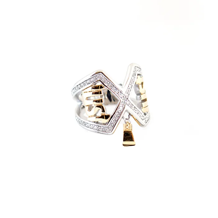 Rings Just Cavalli Just Cavalli Ring With Stone Just Logo Size 8