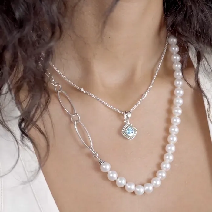 Rings Lagos Luna TwoTone Pearl Ring Rings Lagos Luna TwoTone Pearl Ring