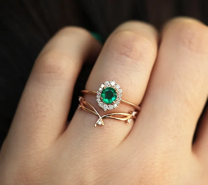 Rings Macie Emerald Ring Capucinne