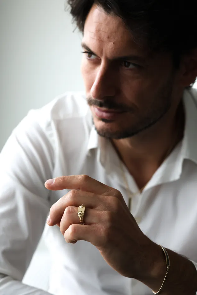 Rings Snake gold signet ring Ready to Ship Capucinne