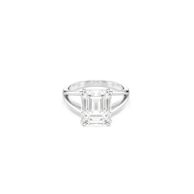 Rings Swarovski Stilla Ring Octagon Cut White SilverTone Finish Swarovski Rings Swarovski Stilla Ring Octagon Cut White SilverTone Finish Swarovski