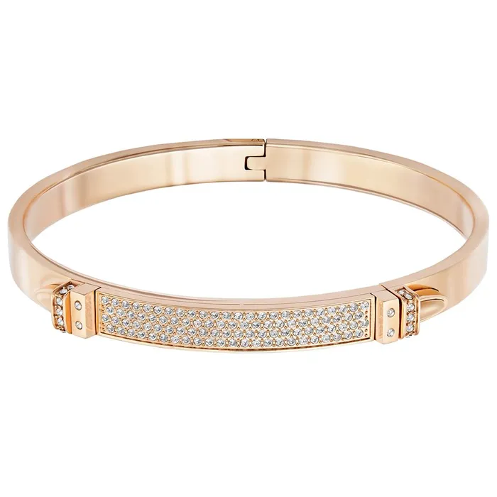 Rings Swarovski Swarovski Distinct Bangle White RoseGold Tone Plated