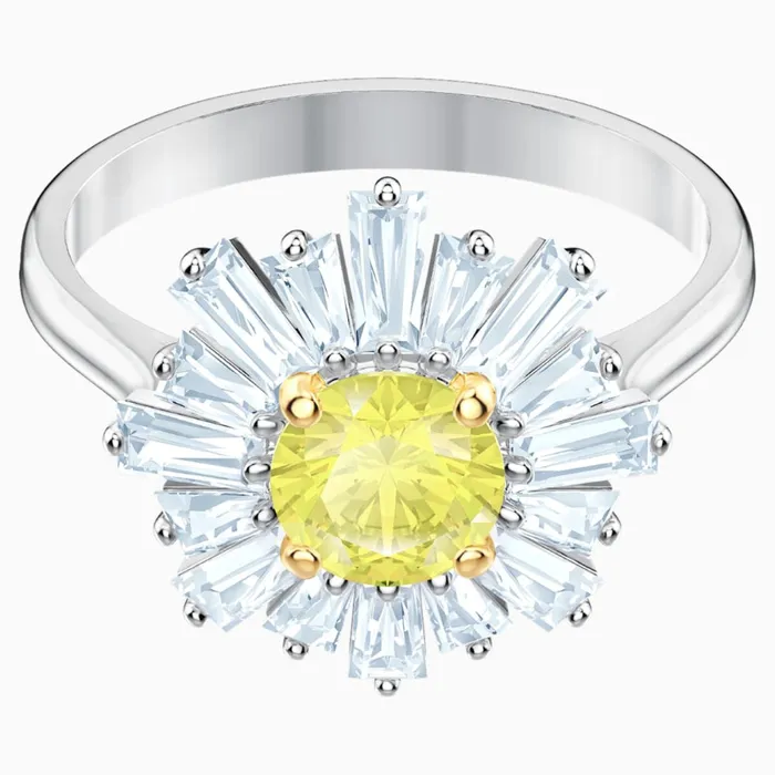 Rings Swarovski Swarovski Sunshine Ring Yellow Size 55