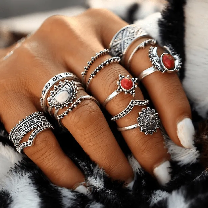 Rings WickedAF Celestial Ring Set 14pcs