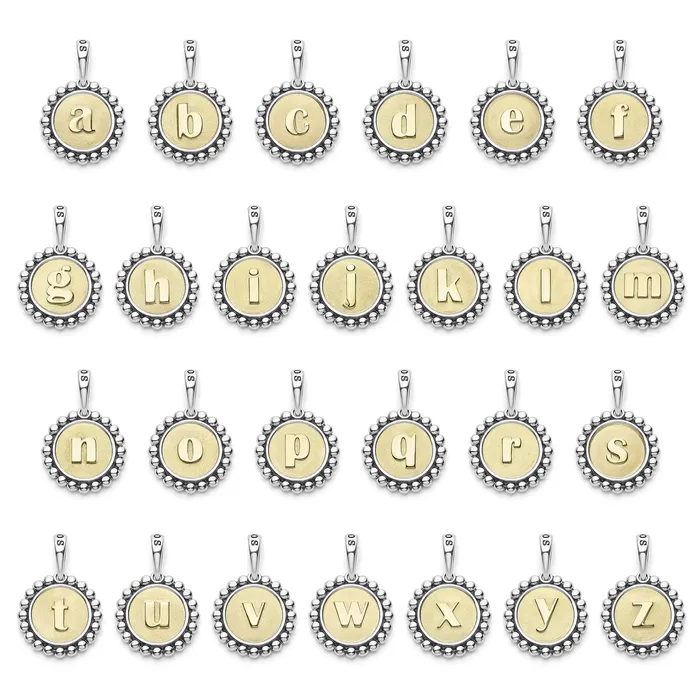 Signature Caviar N Initial Charm LAGOS Charm Necklaces Signature Caviar N Initial Charm LAGOS Charm Necklaces