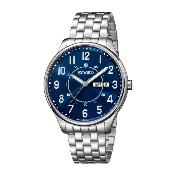 Smalto Bracelets Smalto Mens Stainless Steel Watch With Bracelet