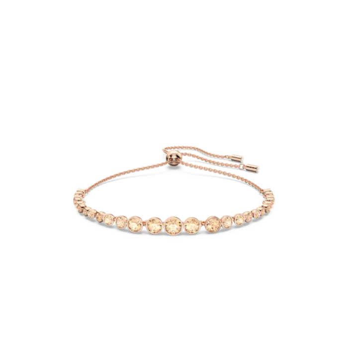 Swarovski Bracelets Swarovski Emily Bracelet Mixed round cuts Pink Rose gold plated Swarovski Bracelets Swarovski Emily Bracelet Mixed round cuts Pink Rose gold plated