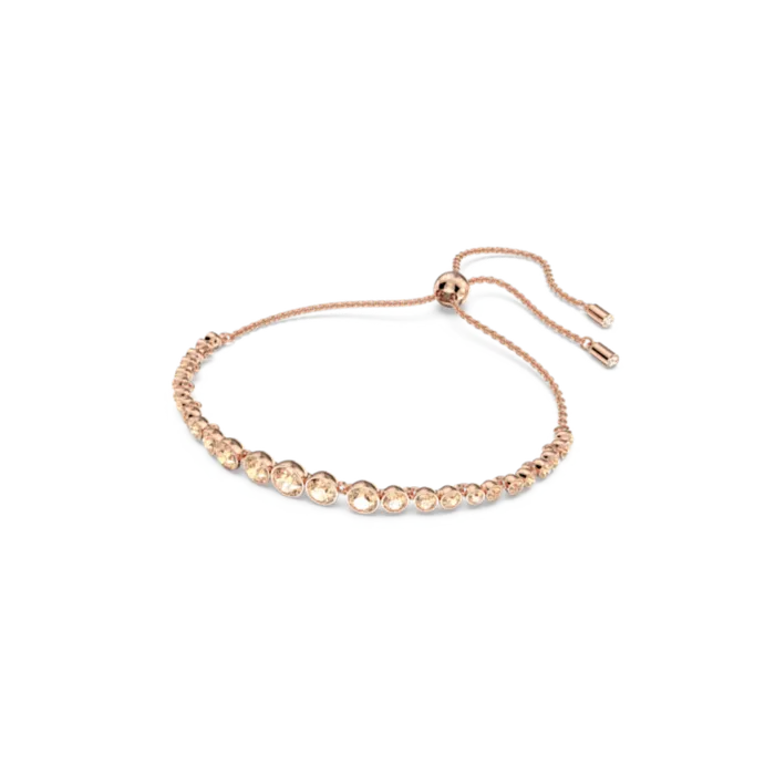 Swarovski Bracelets Swarovski Emily Bracelet Mixed round cuts Pink Rose gold plated Swarovski Bracelets Swarovski Emily Bracelet Mixed round cuts Pink Rose gold plated