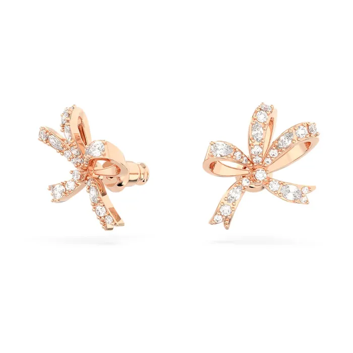Swarovski Earrings Swarovski Volta stud earrings Bow Small White Rhodium plated