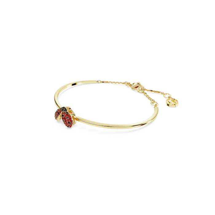 Swarovski Idyllia Bangle Ladybug Red Goldtone plated Medium Swarovski Rings Swarovski Idyllia Bangle Ladybug Red Goldtone plated Medium Swarovski Rings