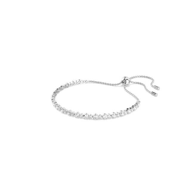 Swarovski Matrix Tennis Bracelet Mixed Round Cuts White Rhodium Plated Swarovski Bracelets Swarovski Matrix Tennis Bracelet Mixed Round Cuts White Rhodium Plated Swarovski Bracelets