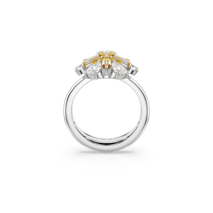 Swarovski Rings Swarovski Idyllia Cocktail Ring Mixed cuts Flower Yellow Rhodium plated 5055 Swarovski Rings Swarovski Idyllia Cocktail Ring Mixed cuts Flower Yellow Rhodium plated 5055