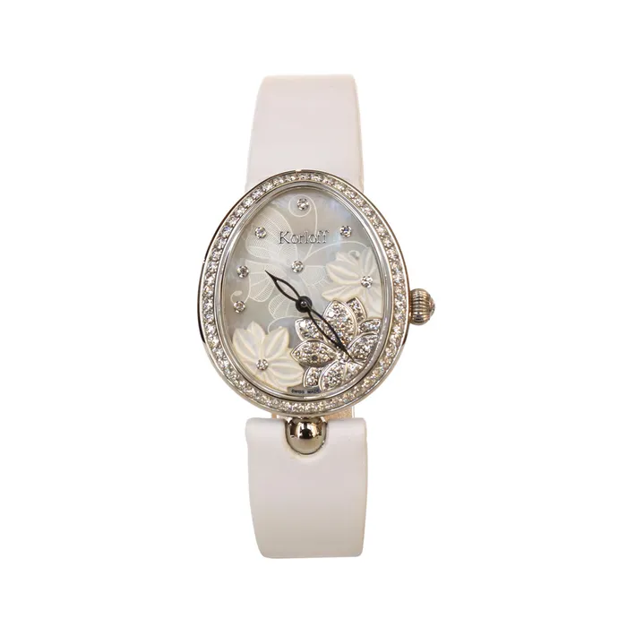 Watches Korloff Korloff Ladies Watch Full Stainless Steel Case with Full Diamond Watches Korloff Korloff Ladies Watch Full Stainless Steel Case with Full Diamond