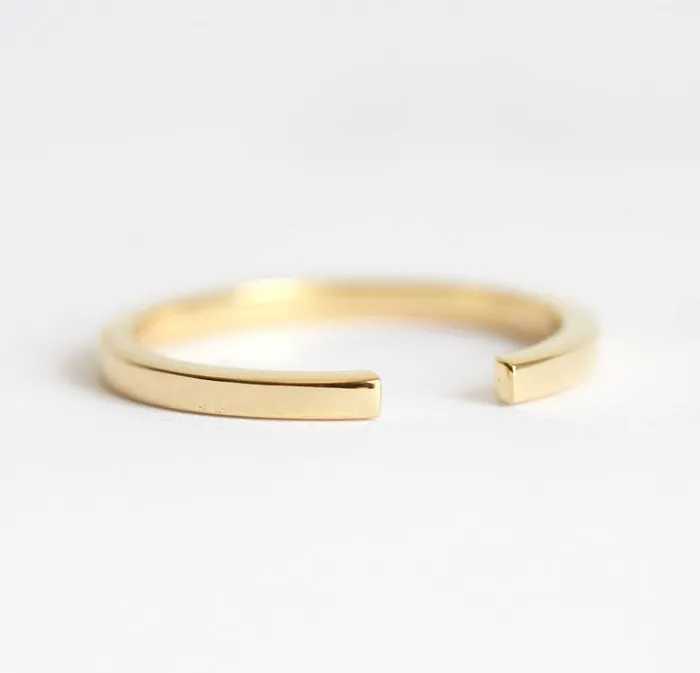 Wedding Ring 14K Gold Ring Capucinne Rings