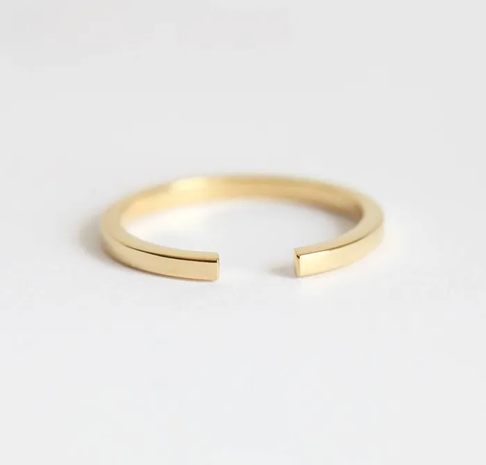 Wedding Ring 14K Gold Ring Capucinne Rings