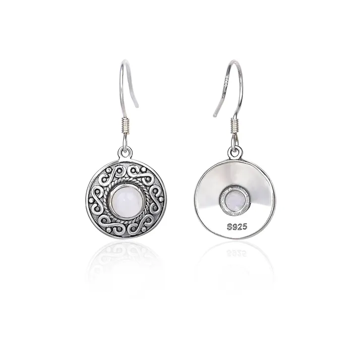 wickedafstore Earrings Moonstone Drop Earrings