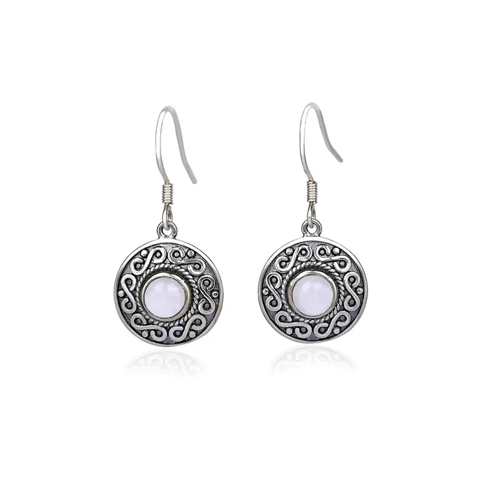 wickedafstore Earrings Moonstone Drop Earrings